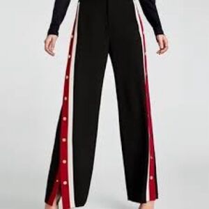 Zara wide leg Lux Track pants like new 🔥